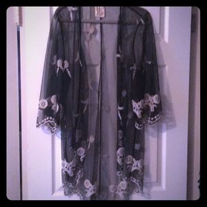 Gorgeous haute project LA long sheet duster kimono